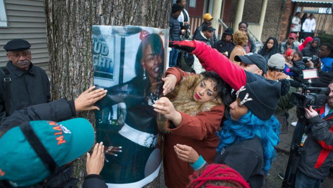 Vigil Held For Woman And Teen Boy Shot And Killed By Chicago Police