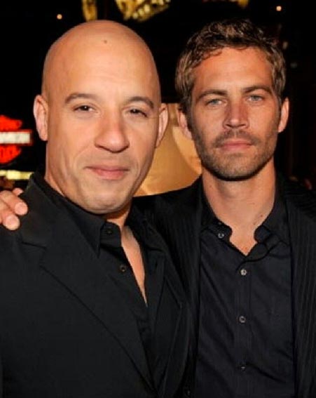 Vin Diesel gave an emotional tribute to Paul Walker