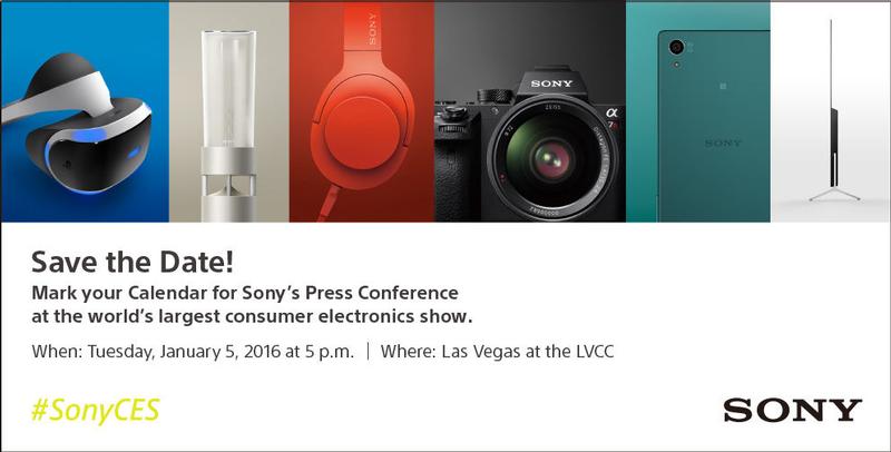 Sony press conference CES 2016