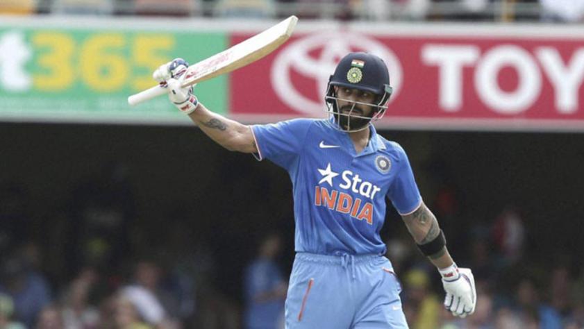 Virat Kohli has reached the 7000-run mark during the third ODI against Australia on 17 January 2016