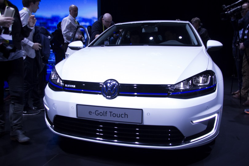 Volkswagen e Golf Touch on display at CES