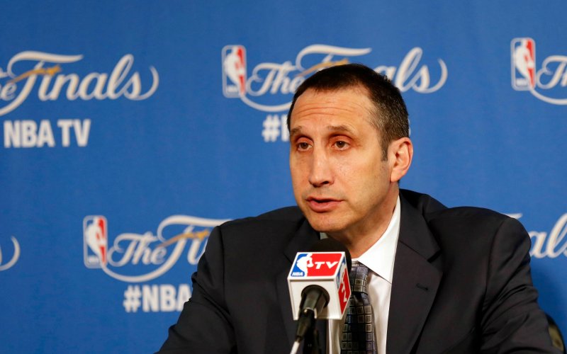 Oakland CA USA Cleveland Cavaliers head coach David Blatt speaks to media following the 104-91 loss against the Golden State Warriors in game five of the NBA Finals. at Oracle Arena