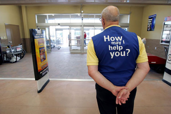 Walmart Greeter