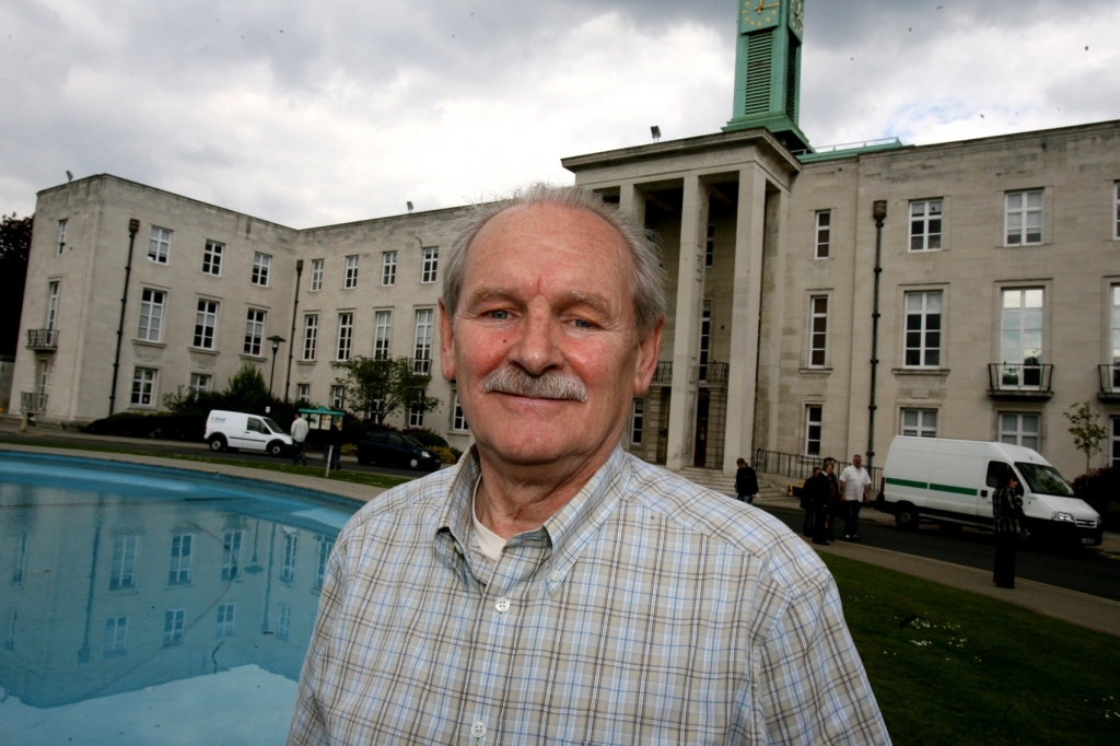 Waltham Forest council leader Chris Robbins outside the town hall