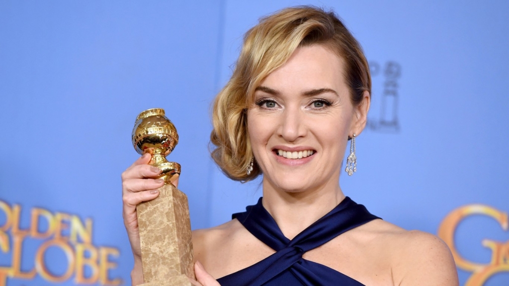 Watch Kate Winslet talk girl power as she picks up best supporting actress award at the Golden Globes