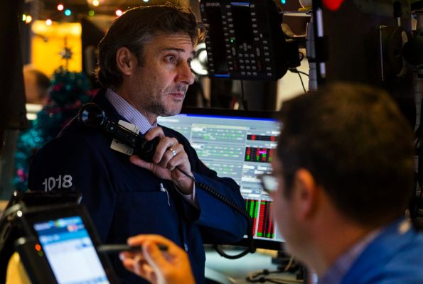 Stock indexes were down in early trading Wednesday