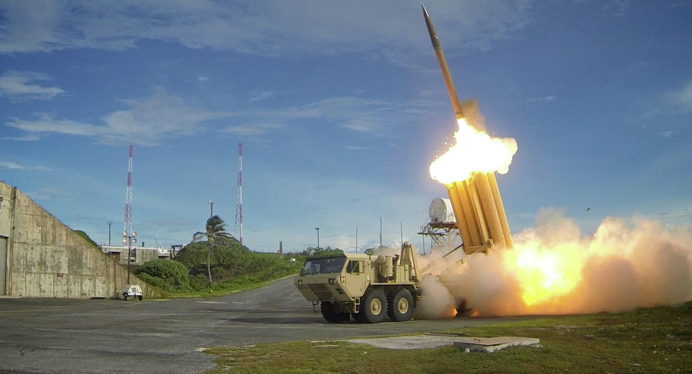 Two Terminal High Altitude Area Defense interceptors are launched during a successful intercept test