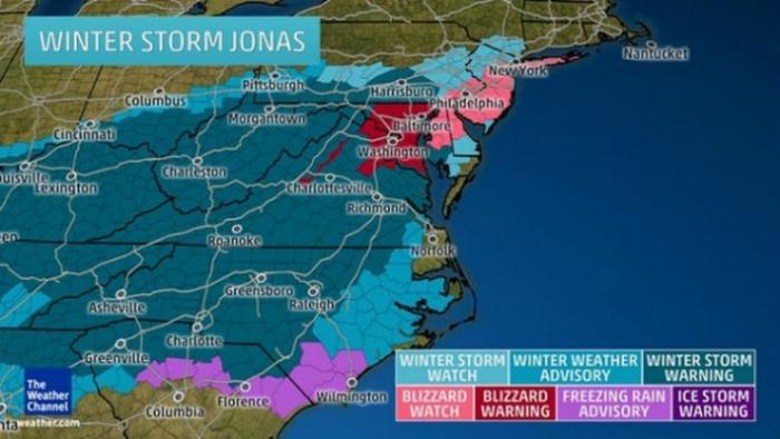 Winter Storm Jonas Interstate Travel Forecast | The Weather Channel