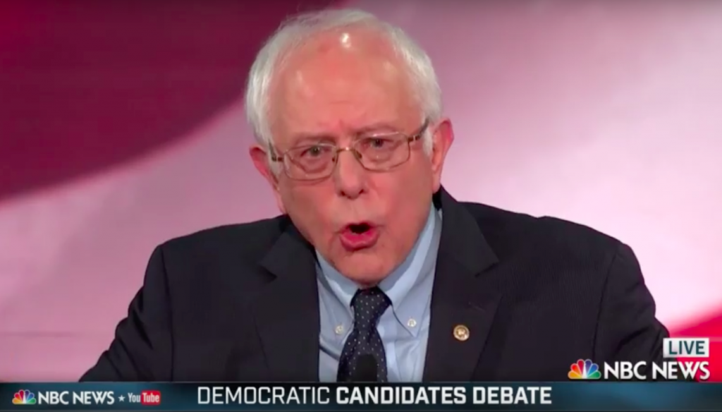 Bernie Sanders debate