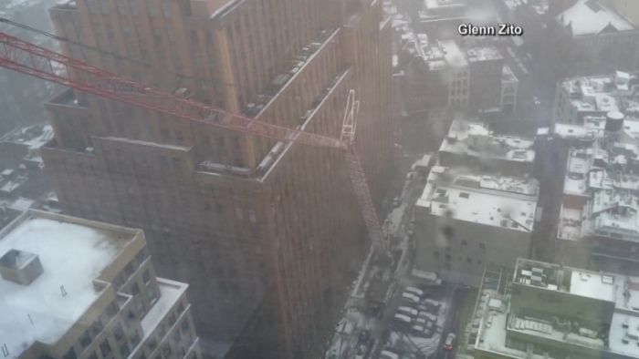 A large crane collapsed in New York City killing one man