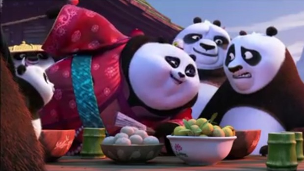 A still from Kung Fu Panda 3