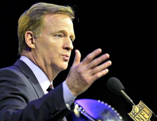 NFL commissioner Roger Goodell addressing concussion concerns said “There’s risk to sitting on the couch.”