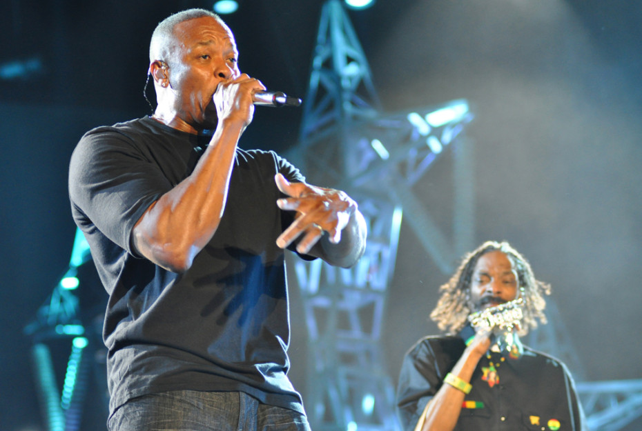 Snoop Dogg and Dr. Dre Coachella 2012 Day three Sunday