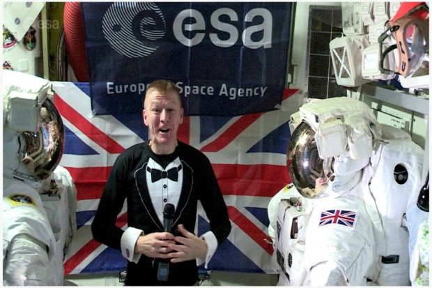 Tim Peake tuxedo brits