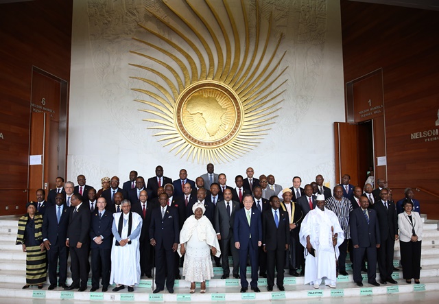 AU summit in Addis Ababa capital of Ethiopia on Jan. 30 2016. The 26th ordinary session of the African Union heads of states and governments kicks off on Sat