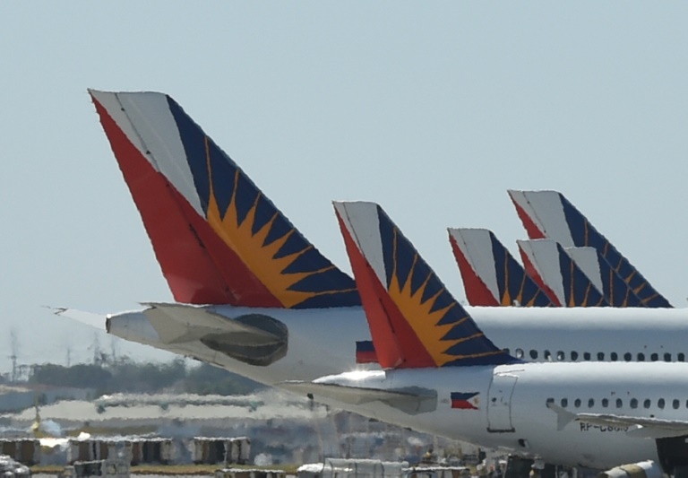 AFP  Ted Aljibe Philippine Airlines aircraft parked at terminal II in Manila international airport