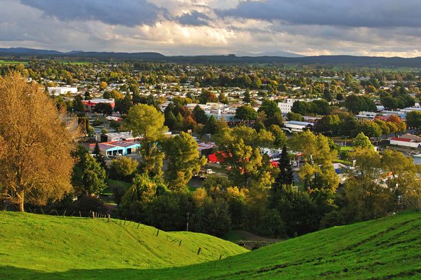 View of town from Colson Hill