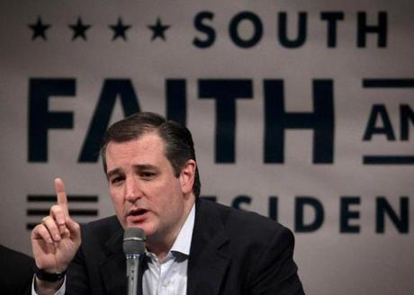 GOP presidential candidate Ted Cruz participated in the South Carolina Faith and Family Presidential Forum on Friday