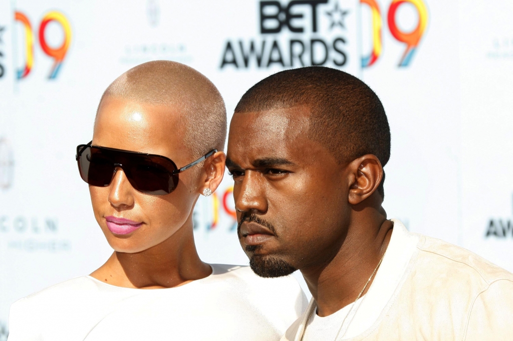 Amber Rose and Kanye West