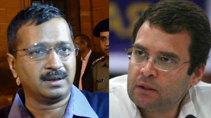 Arvind Kejriwal and Rahul Gandhi