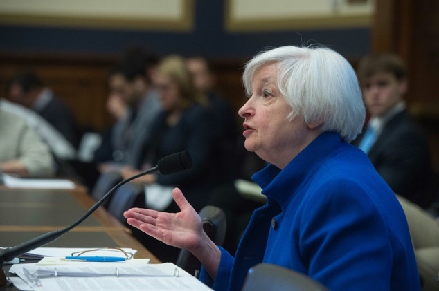 US Federal Reserve chair Janet Yellen testifies before the House Financial Services Committee on Capitol Hill in Washington DC