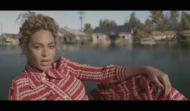 Beyonce in her video for'Formation