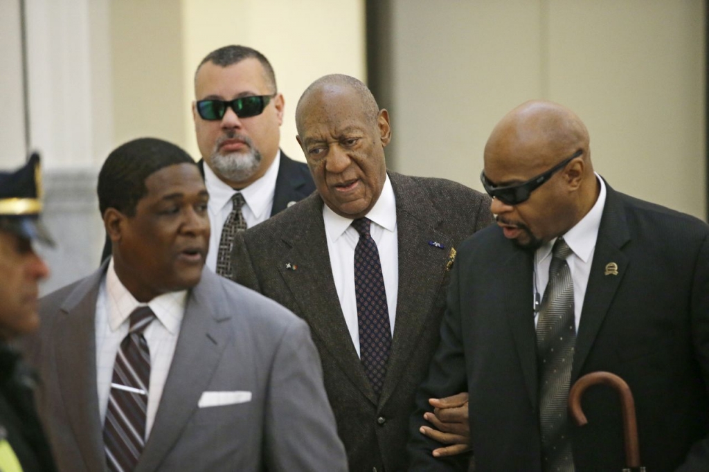 Bill Cosby heads to a hearing on February 1.     Getty Images