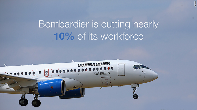 Bombardier Plans to Cut 7000 Jobs as Profit Misses Estimate