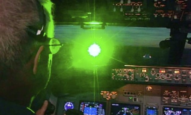 Flight turned back to Heathrow after 'laser' incident