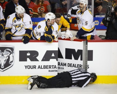 Dennis Wideman suspended 20 games by NHL for hitting linesman: report