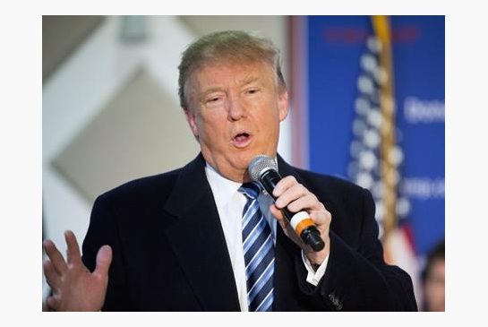 Republican presidential candidate Donald Trump speaks during a town hall campaign event at the Londonderry Lions Club Monday Feb. 8 2016 in Londonderry N.H. THE CANADIAN PRESS  AP David Goldman