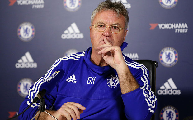 Chelsea manager Guus Hiddink