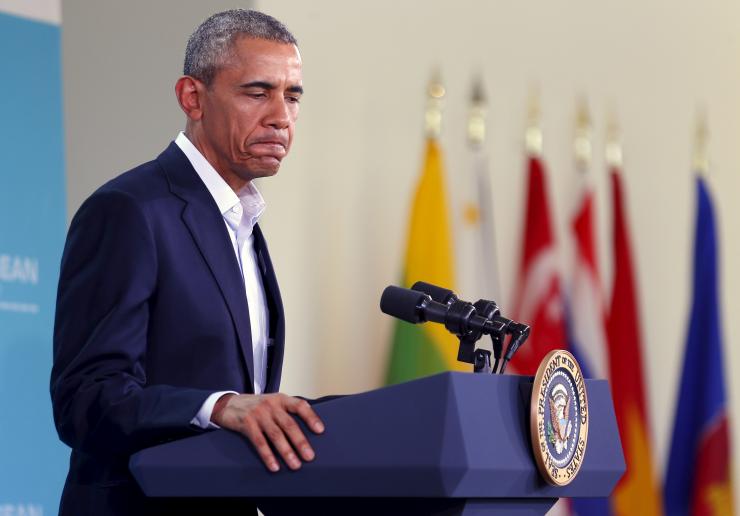 US President Barack Obama at the Association of Southeast Asian Nations summit