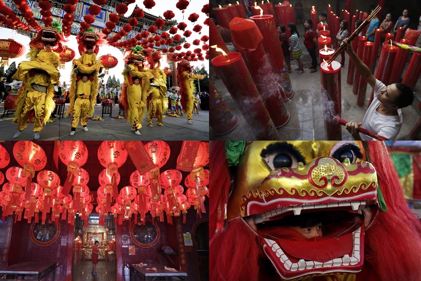 Chinese New Year celebrations captured in breathtaking