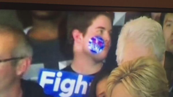 This #stickerkid won the #IowaCaucus