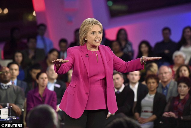 Even though it was a Democratic town hall on a left-leaning network Hillary Clinton didn't face an entirely friendly crowd getting booed at one point when she suggested that Bernie Sanders wasn't truly a Democrat