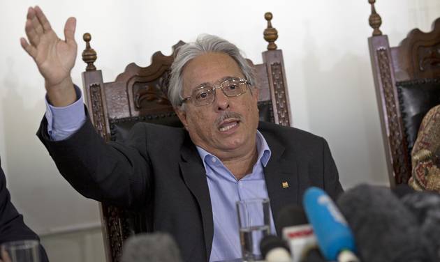 Paulo Gadelha president of the Oswaldo Cruz Foundation Brazil’s premier state-run research institute for tropical diseases speaks during a press conference in Rio de Janeiro Brazil Friday Feb. 5 2016. Active Zika virus has been found in urine and