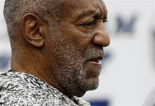 Bill Cosby leaves the Cheltenham Township Police Department where he was processed after being arraigned on a felony charge of aggravated indecent assault in Elkins Park Pa. Cosbys lawyers will be