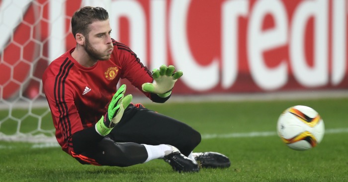 David de Gea Manchester United goalkeeper will miss Shrewsbury game