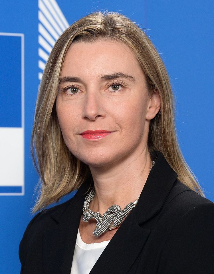 The EU's Federica Mogherini. Credit European Union