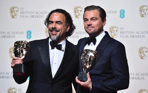 Leonardo DiCaprio Wins Best Actor And Reunites With Kate Winslet At BAFTAs