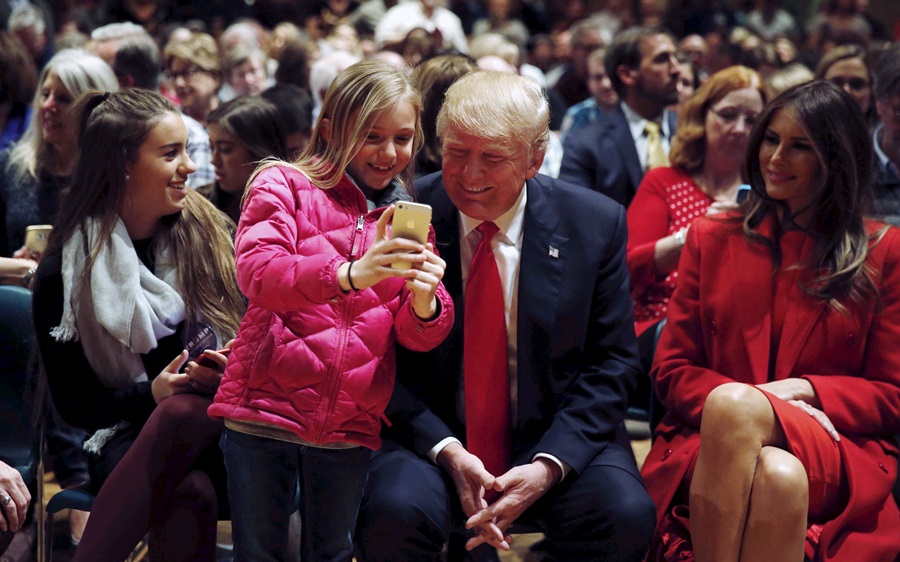 Donald Trump Confuses Communion Plate For Offertory During Church Visit