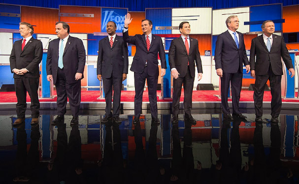 Trump-less Republican debate leaves the rest of the field with a choice: Attack or ignore