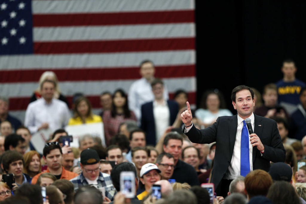 Donald Trump refuses to condemn KKK – and Marco Rubio's backers pounce