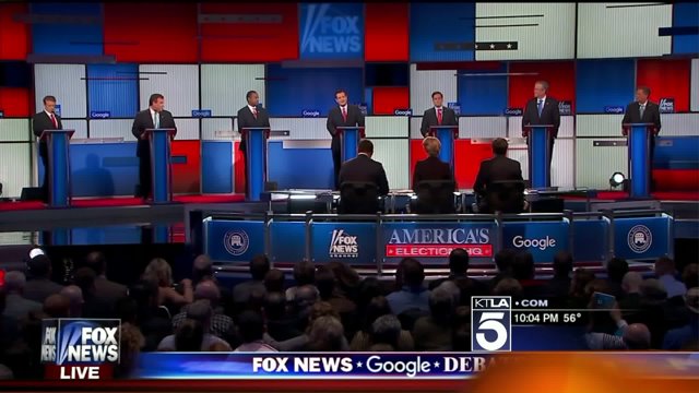 Ted Cruz opened the final Republican presidential debate before the Iowa caucuses Thursday by answering a question from Fox News moderators about'the elephant not in the room- Donald Trump. John Fenoglio reports for the KTLA 5 News at 10 on Thursday