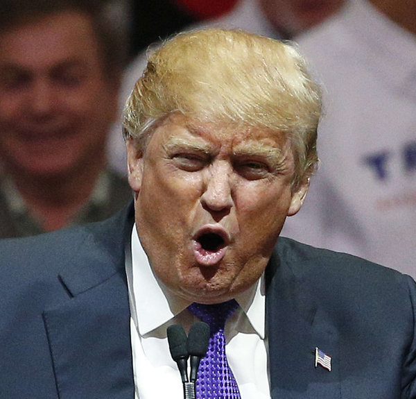 Donald Trump at a rally Monday in Las Vegas