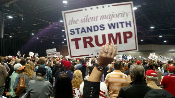 Trump crowd in Atlanta