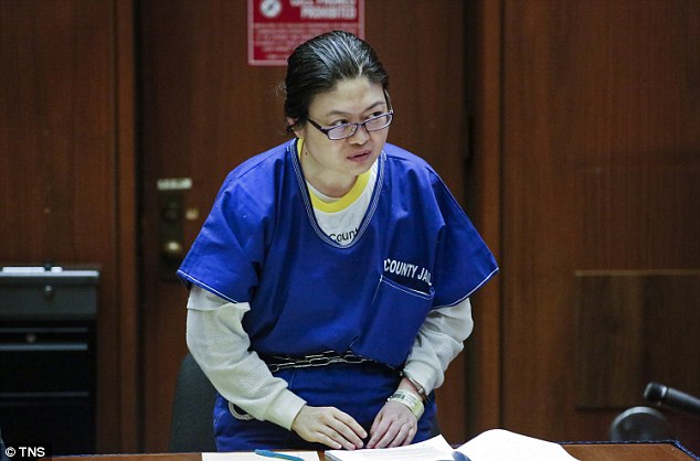 Dr. Hsiu Ying'Lisa Tseng was convicted of murder for prescribing exorbitant amounts of painkillers that left at least three patients dead and has been sentenced to 30 years to life in prison. Above she