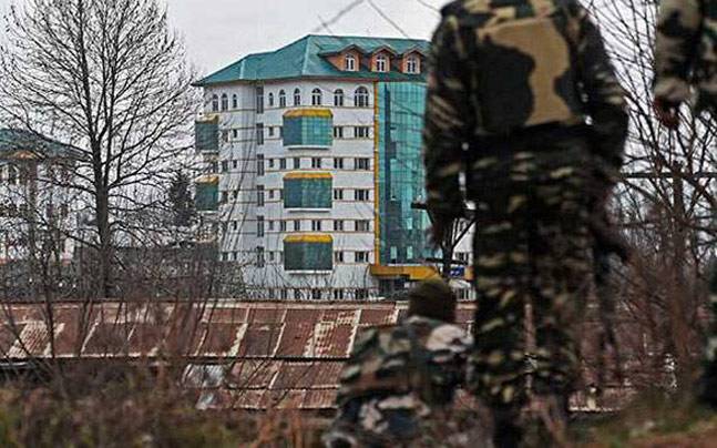 Dozens trapped as militants storm training institute in Kashmir