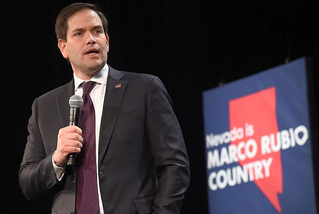 Marco Rubio Holds Campaign Rally In North Las Vegas